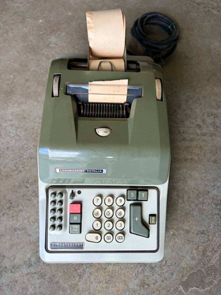 Calculatrice mécanique vintage Lagomarsino Totalia, Enlèvement ou Envoi