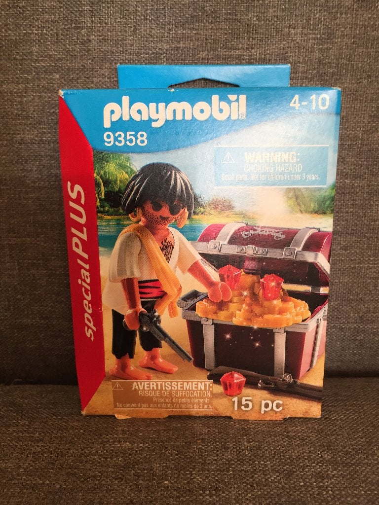 Playmobil Special plus 9358 piraat met schat, Kinderen en Baby's, Speelgoed | Playmobil, Complete set, Nieuw, Special plus, Ophalen of Verzenden