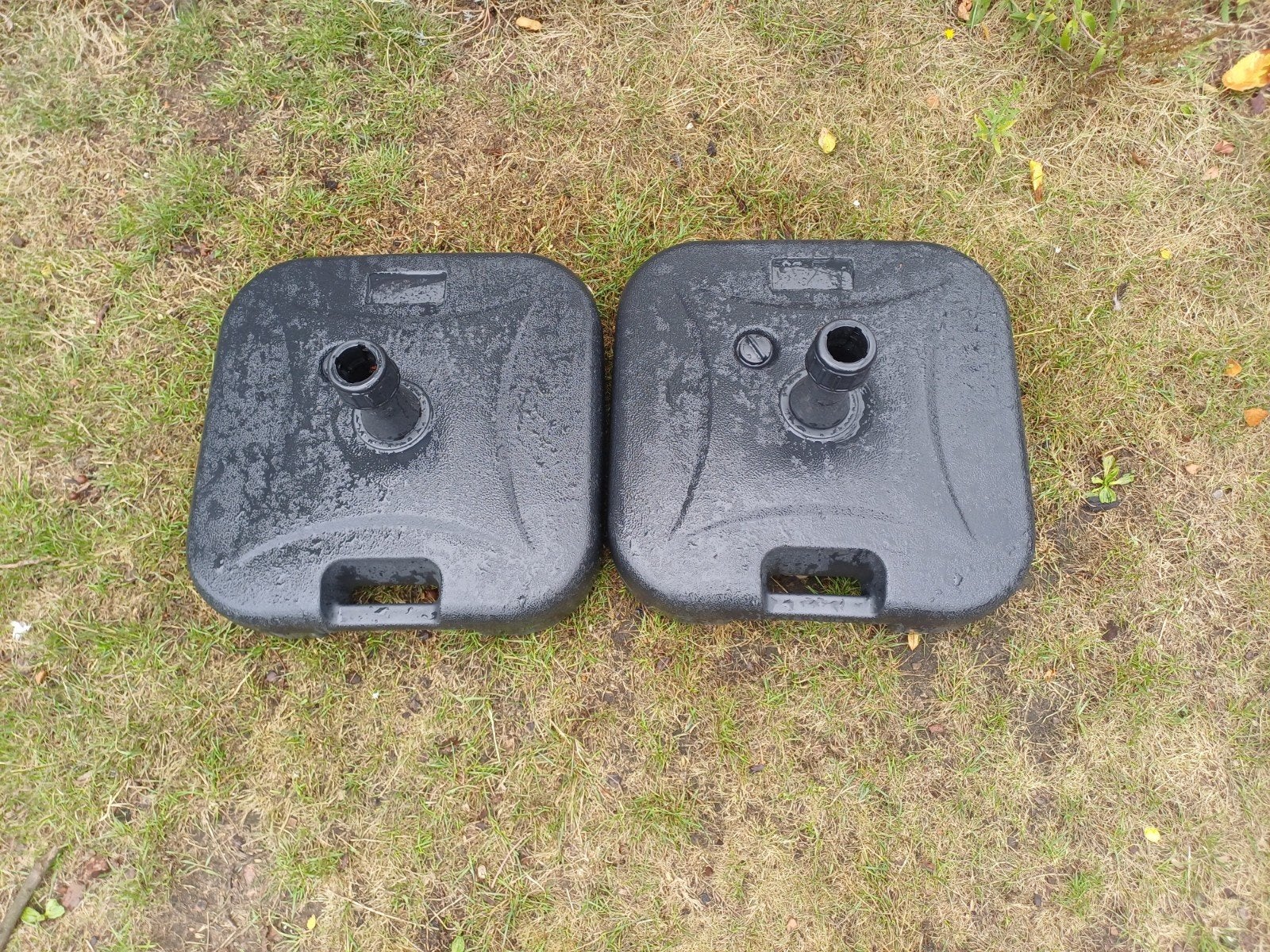 2 parasolvoet d38mm, Tuin en Terras, Ophalen, Parasolvoet
