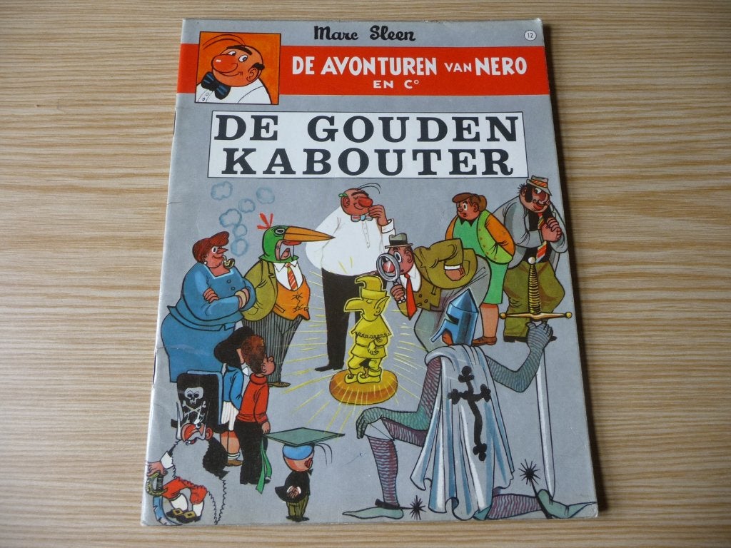 Nero - 12. de gouden kabouter 1968 EERSTE DRUK € 8, Marc Sleen, Eén stripboek, Ophalen of Verzenden, Zo goed als nieuw