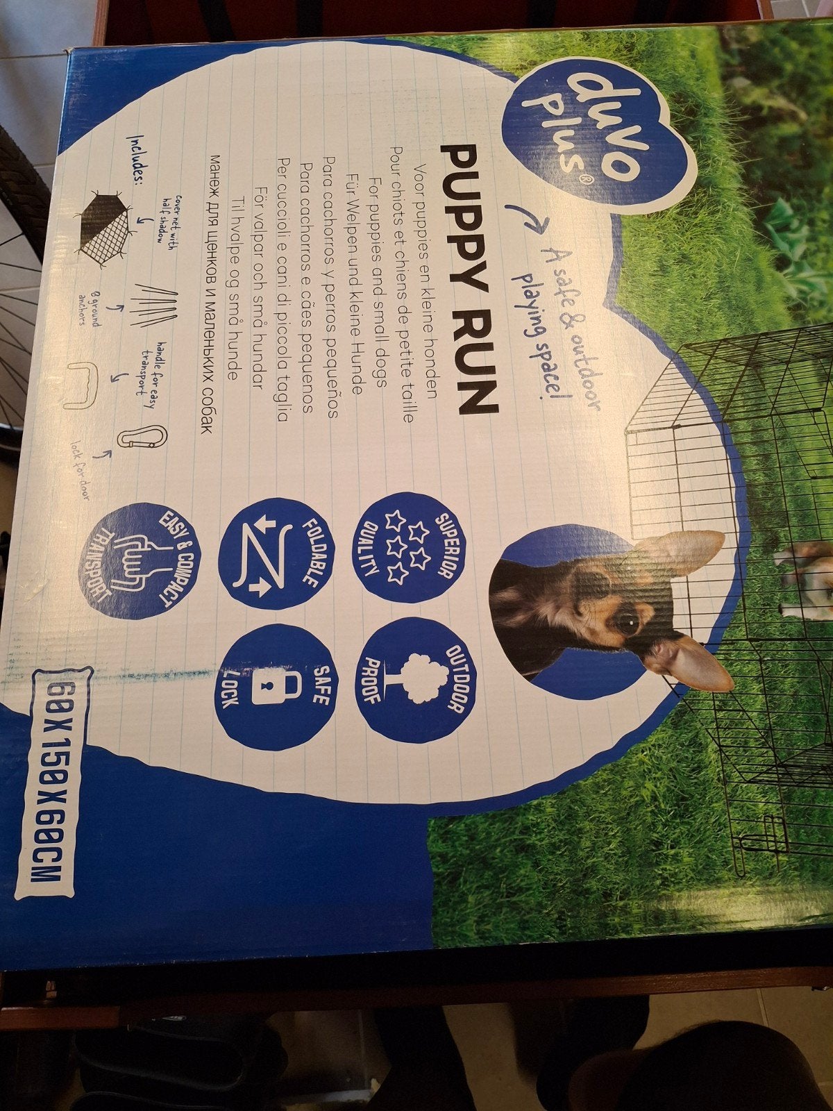puppy kennel, Dieren en Toebehoren, Ophalen of Verzenden, Zo goed als nieuw