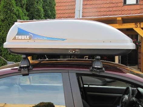 Dakkoffer thule de extra ruimte voor op reis, Autos : Divers, Coffres de toit, Comme neuf, Enlèvement