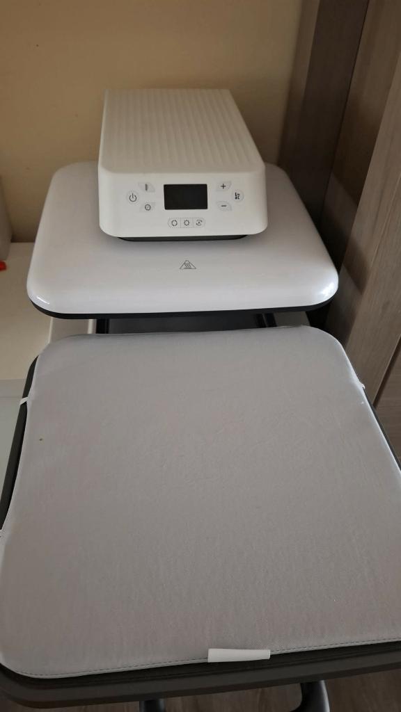 Loklik auto heat press wit, Ophalen, Wit