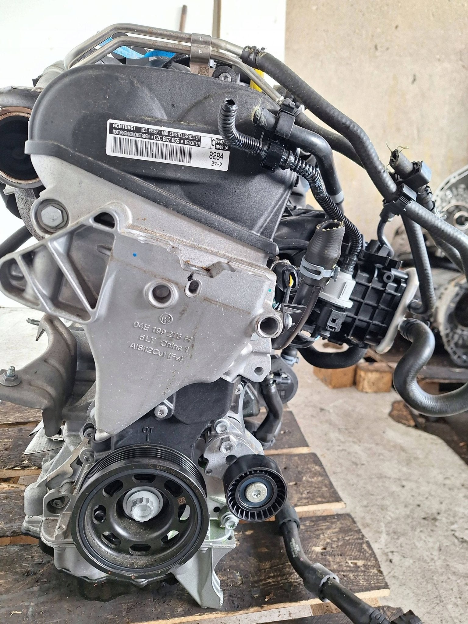 Moteur CZCB Complet CADDY VW SCIROCCO GOLF PASSAT JETTA, Envoi, Utilisé, Skoda