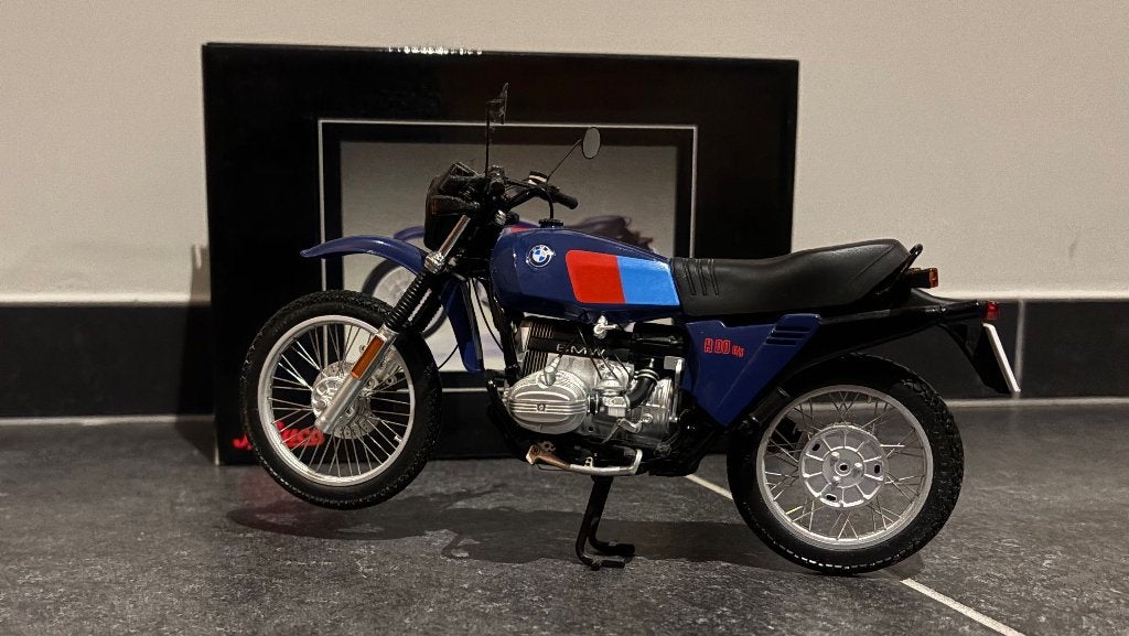BMW R80 G/S Schuco (1:10), Enlèvement, Neuf, 1:9 à 1:12, Moteur