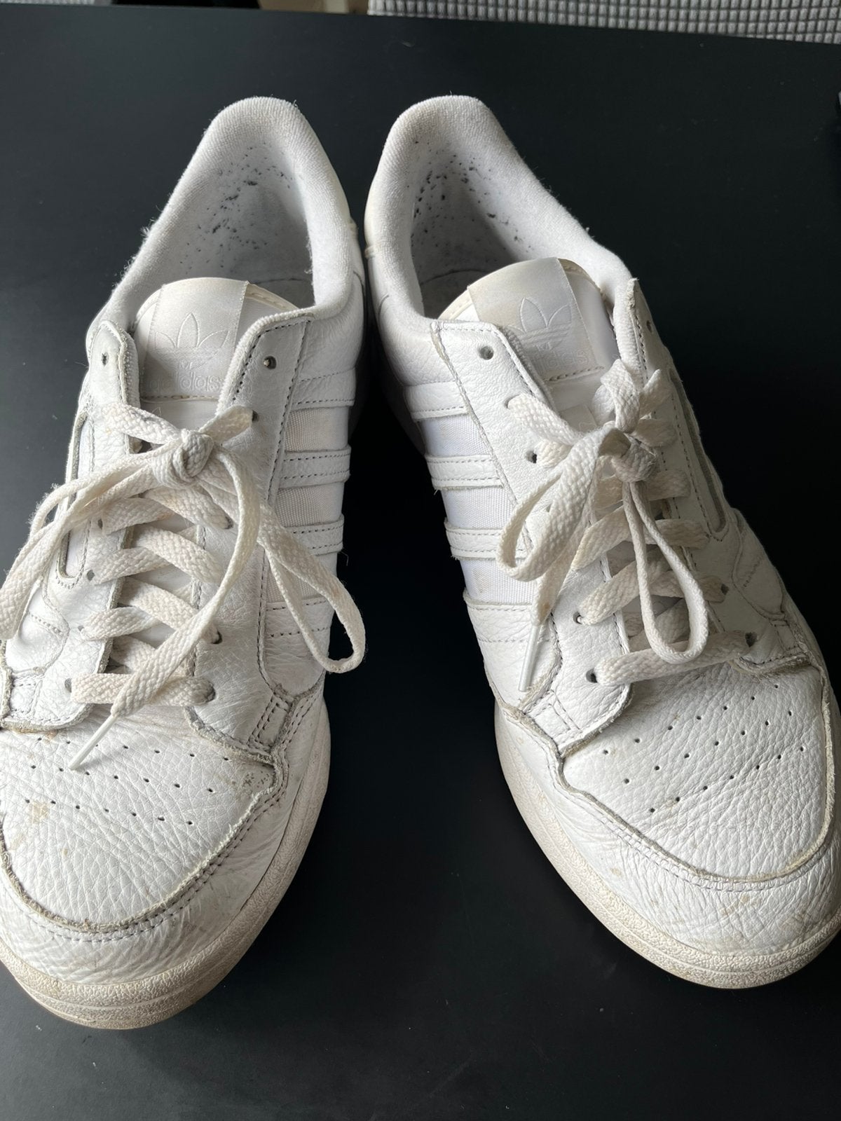 Adidas 46, Wit, Ophalen of Verzenden, Sneakers, Gedragen