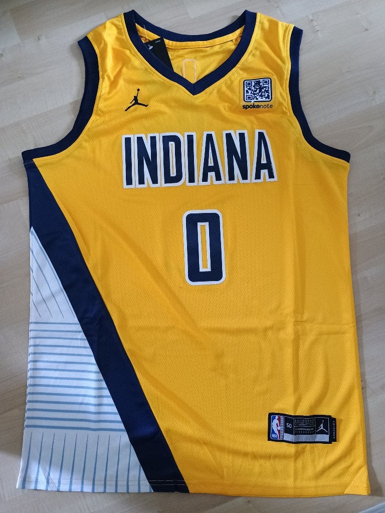 Indiana Pacers Jersey Haliburton maat: L, Ophalen of Verzenden, Nieuw, Kleding