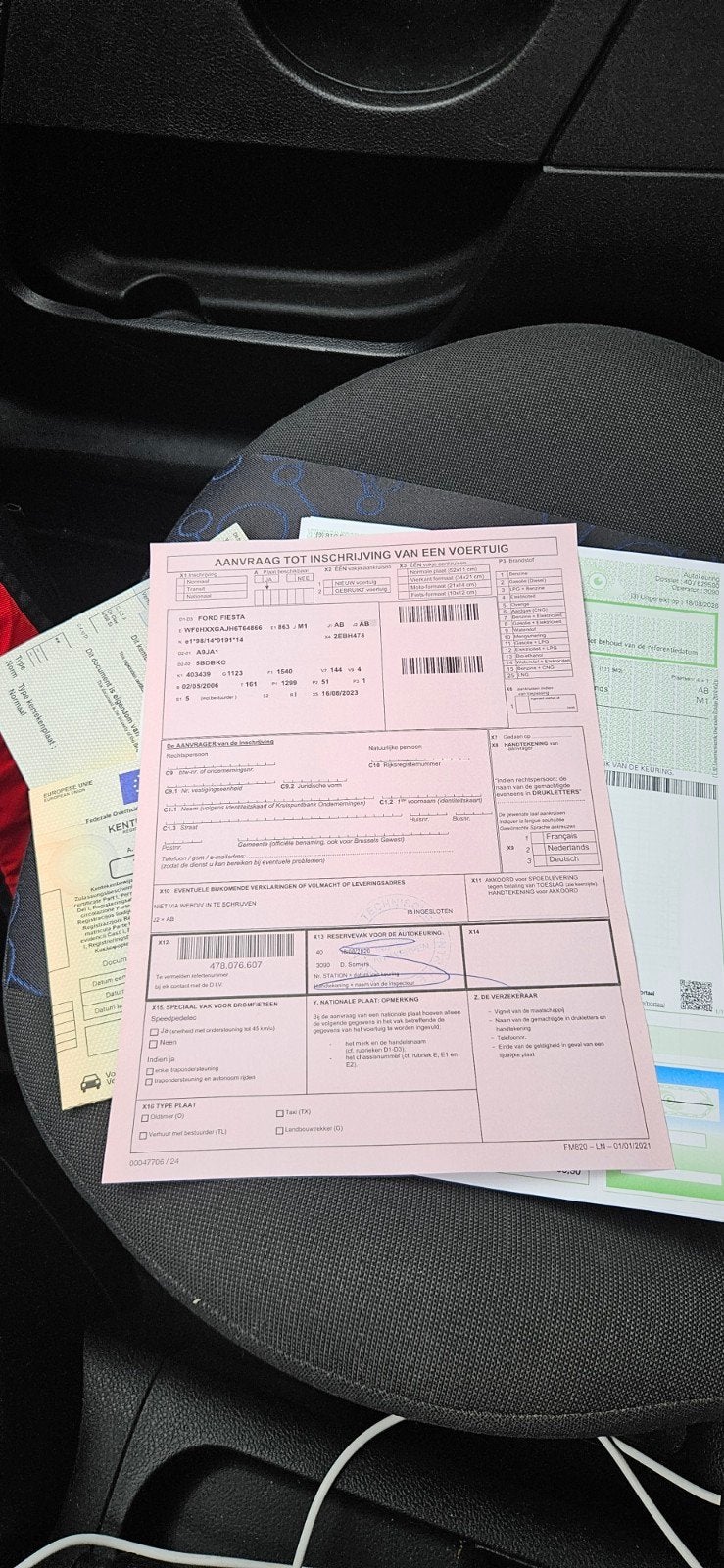 FORD FIESTA // 1.3 B // 69PK // 2006 // GEKEURD VOOR VERKOOP, Auto's, Ford, Airbags, Particulier, Fiësta, Euro 4
