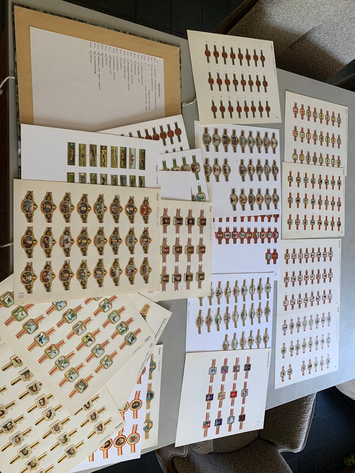 Grote verzameling sigarenbandjes - Mercator Vander Elst, Verzamelen, Rookartikelen, Aanstekers en Luciferdoosjes, Ophalen of Verzenden