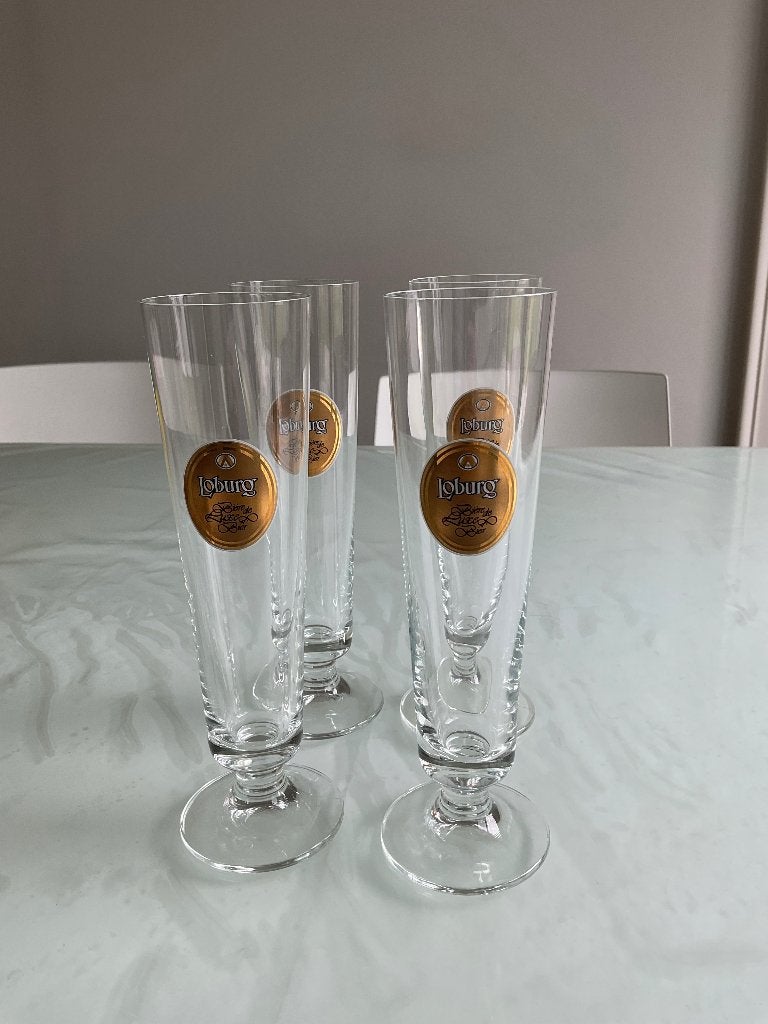 4 Loburg glazen, Enlèvement, Neuf, Verre à bière