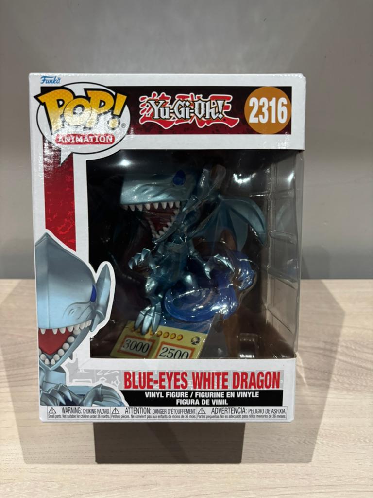 Funko Pop Yu-Gi-Oh Blue-Eyes White Dragon #2316 Premium, Enlèvement ou Envoi