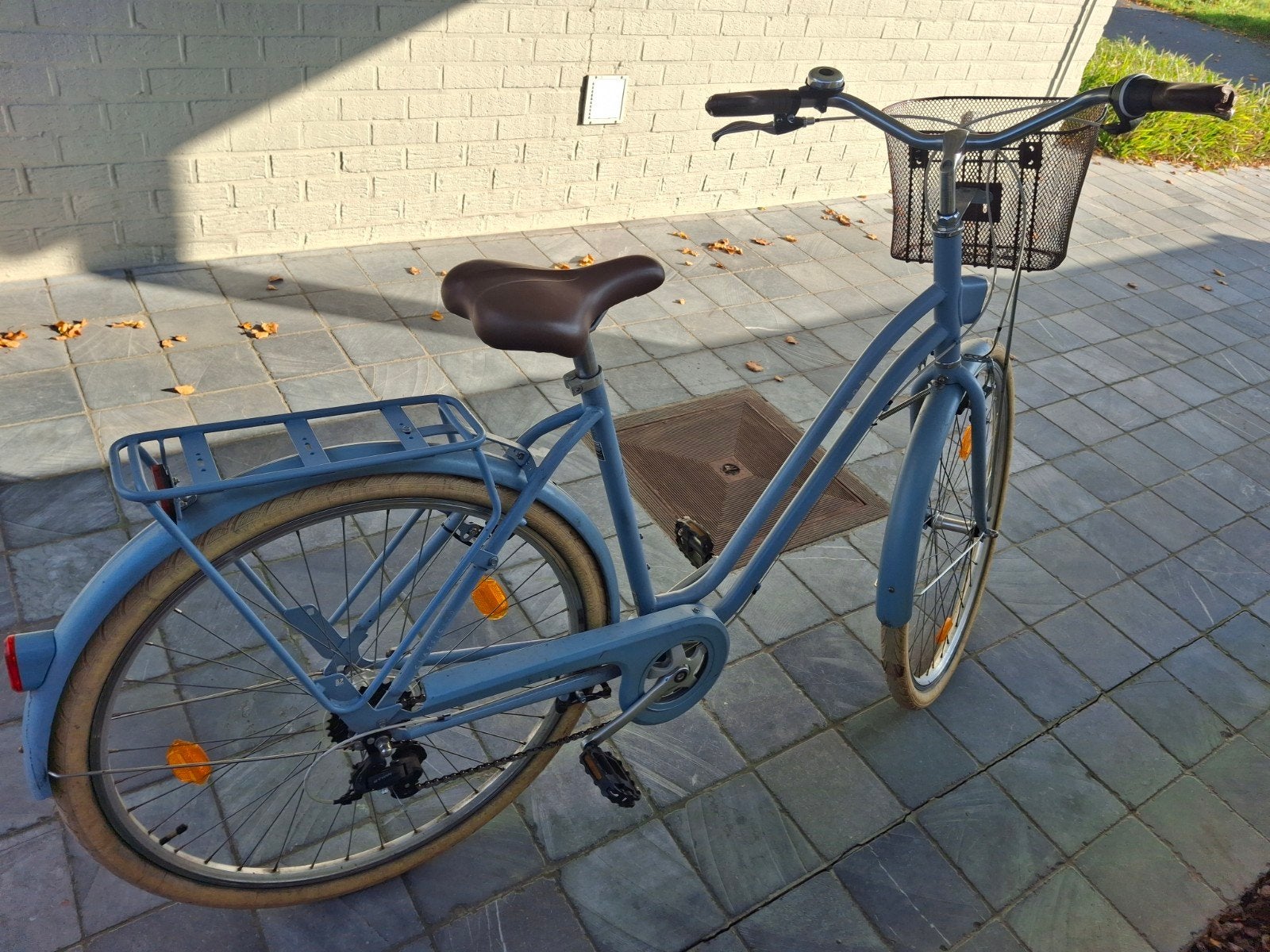 28 inch damesfiets, Ophalen