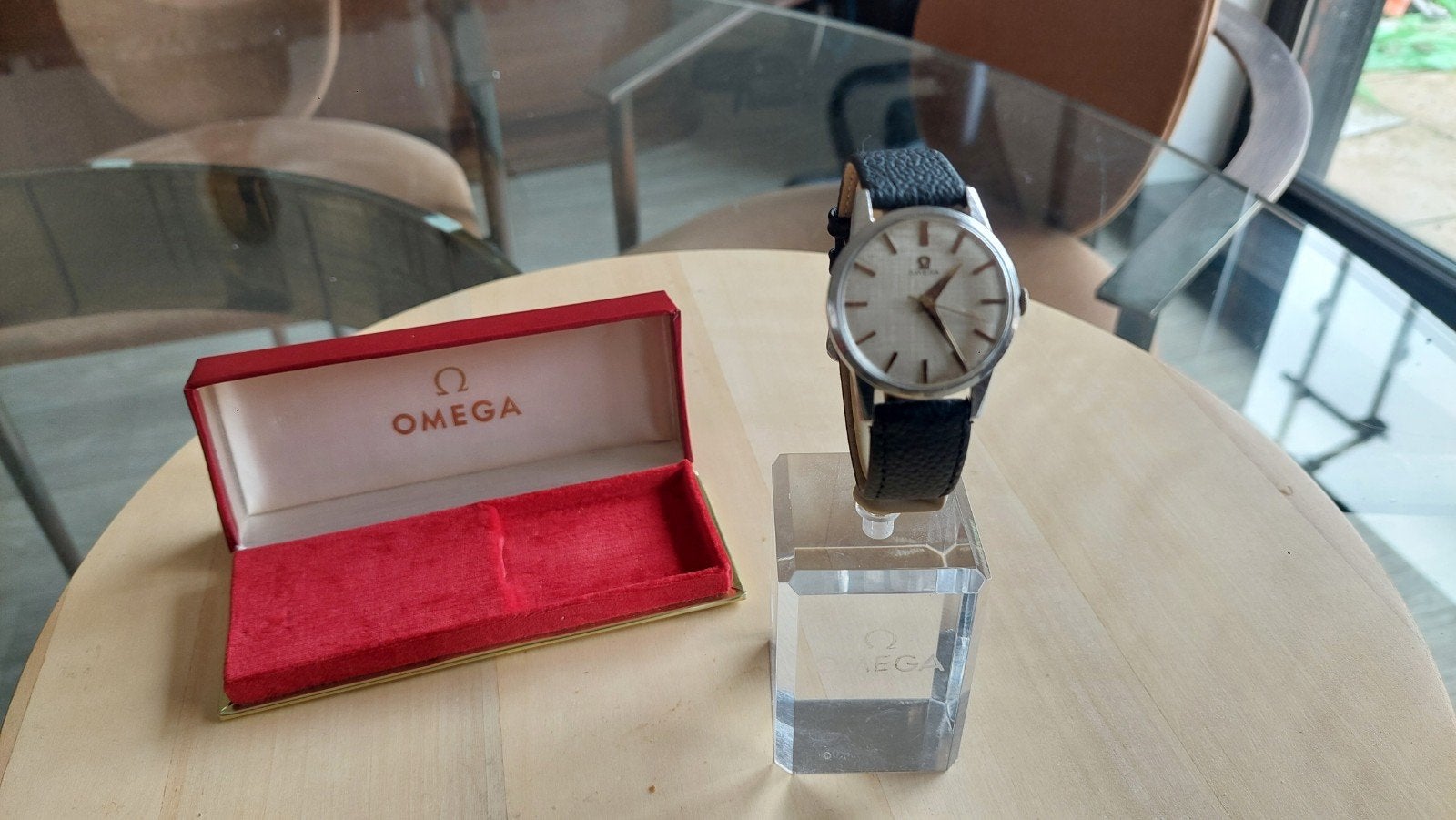 Vintage Omega horloge, Handtassen en Accessoires, Ophalen of Verzenden, Omega