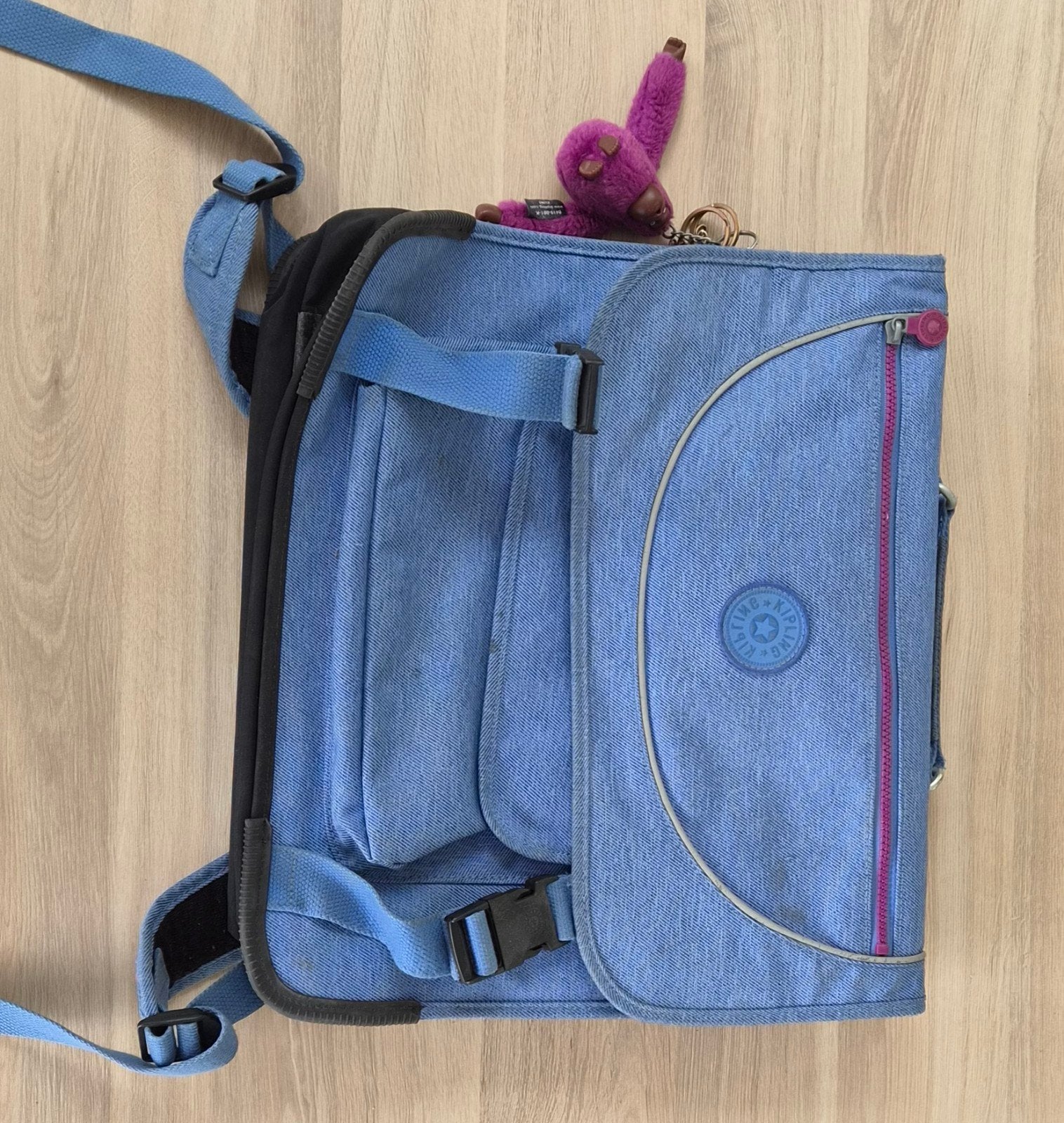 Kipling Cartable - Boekentas, Enlèvement, Bleu