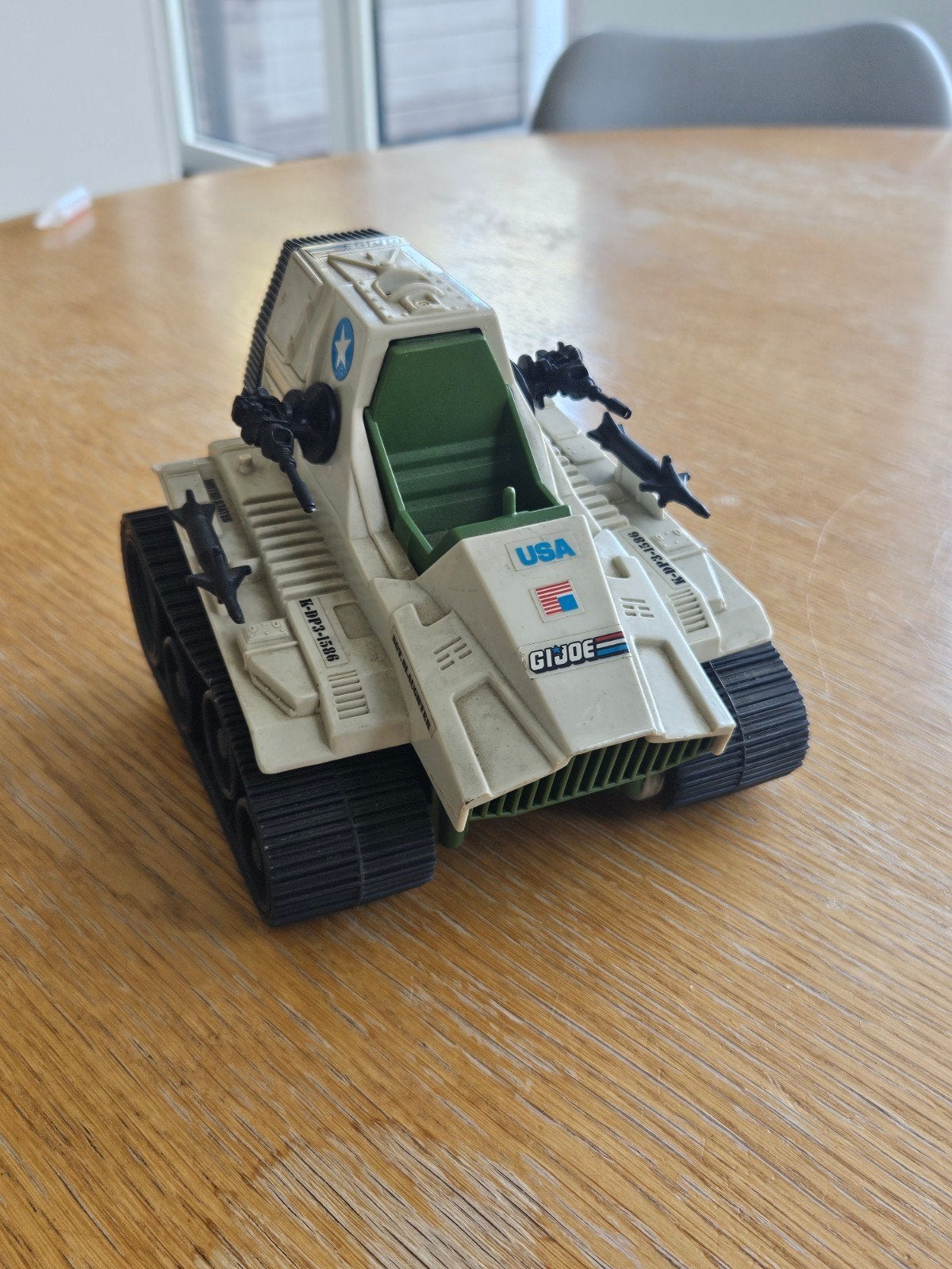 1986 GI Joe Sgt Slaughter's TRIPLE T Tank Vehicle, Ophalen, Gebruikt