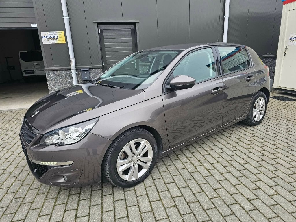 peugeot 308 1.2 benzine pure tech AUTOMAAT/ 1STE EIGENAAR, Auto's, Automaat, Stof, Electronic Stability Program (ESP), Bruin