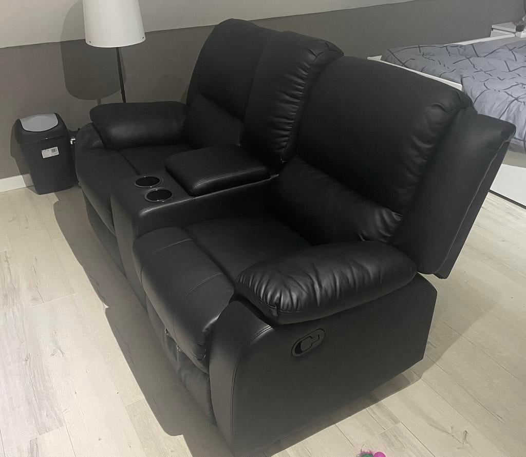 relax zetel (2 zit) met bekerhouders, Huis en Inrichting, Ophalen