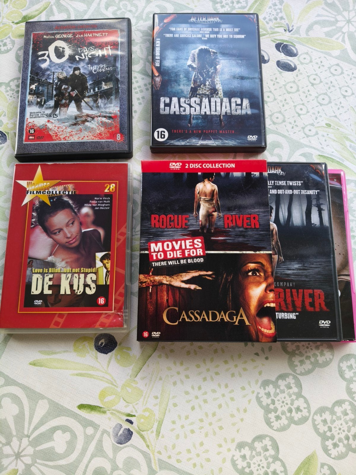 DVD 5 stuks zie foto 's, CD & DVD, DVD | Sport & Fitness, Enlèvement