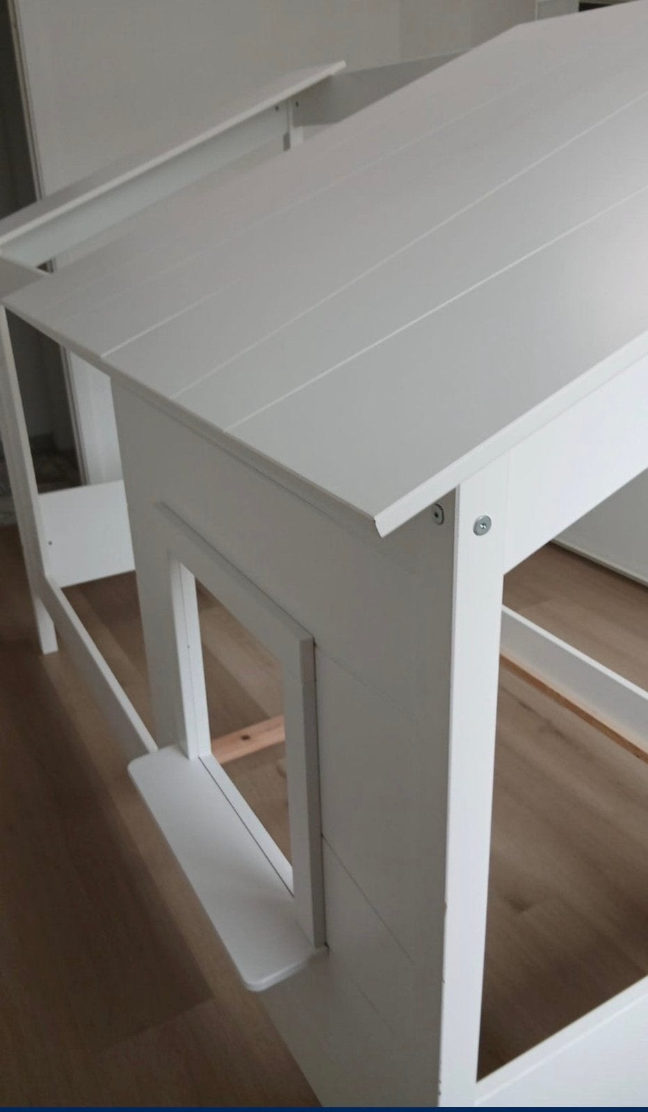 lit cabane Vipack comme neuf Blanc, Ophalen, Zo goed als nieuw