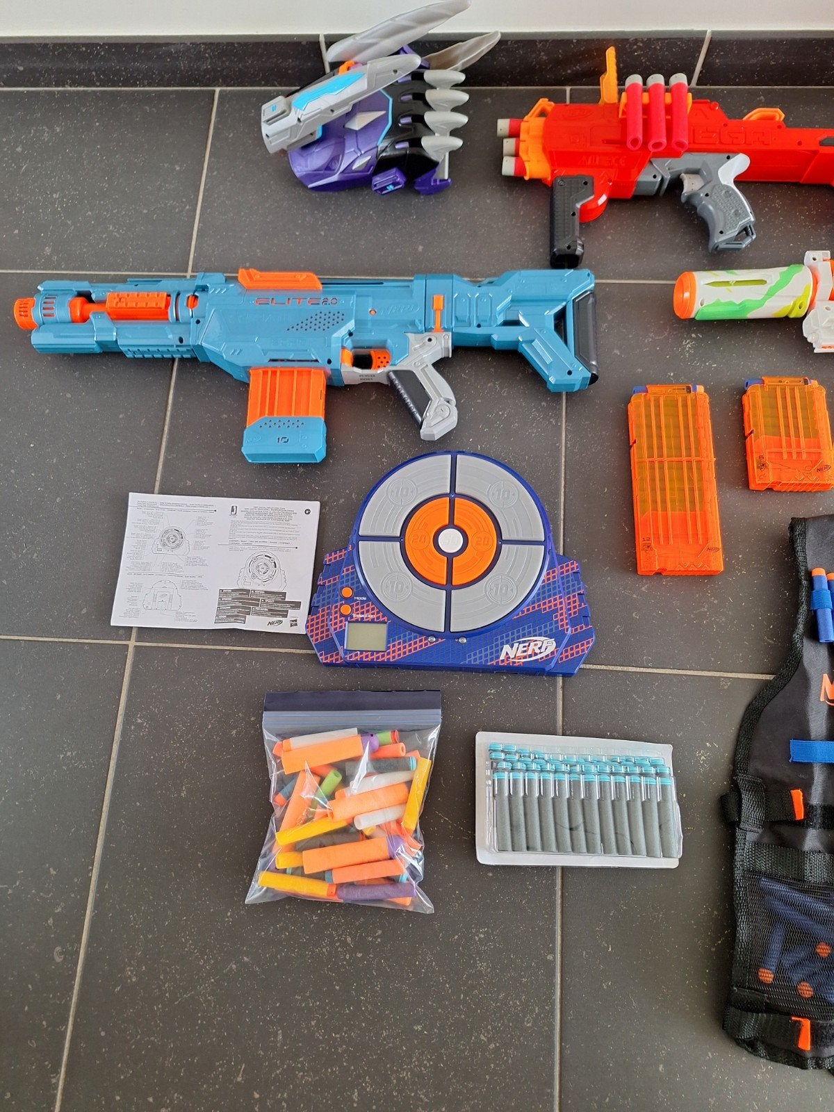 Nerf geweren, Ophalen