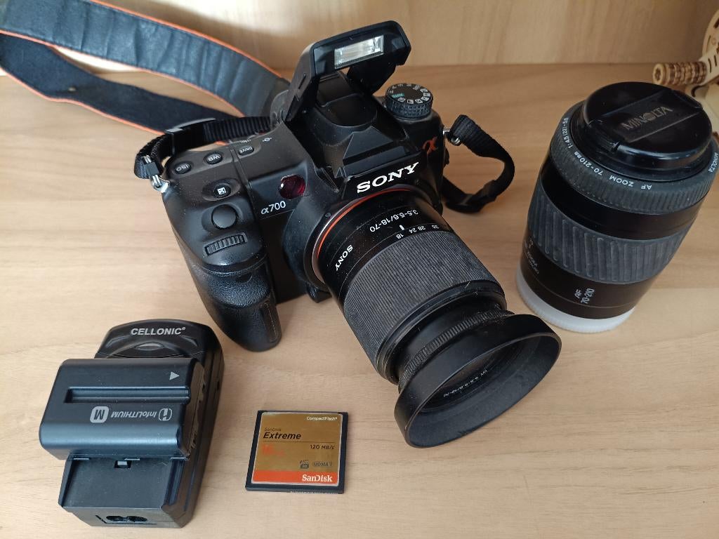 Digitale spiegelreflexcamera Sony a700, Audio, Tv en Foto, Ophalen, Gebruikt, Spiegelreflex, Sony