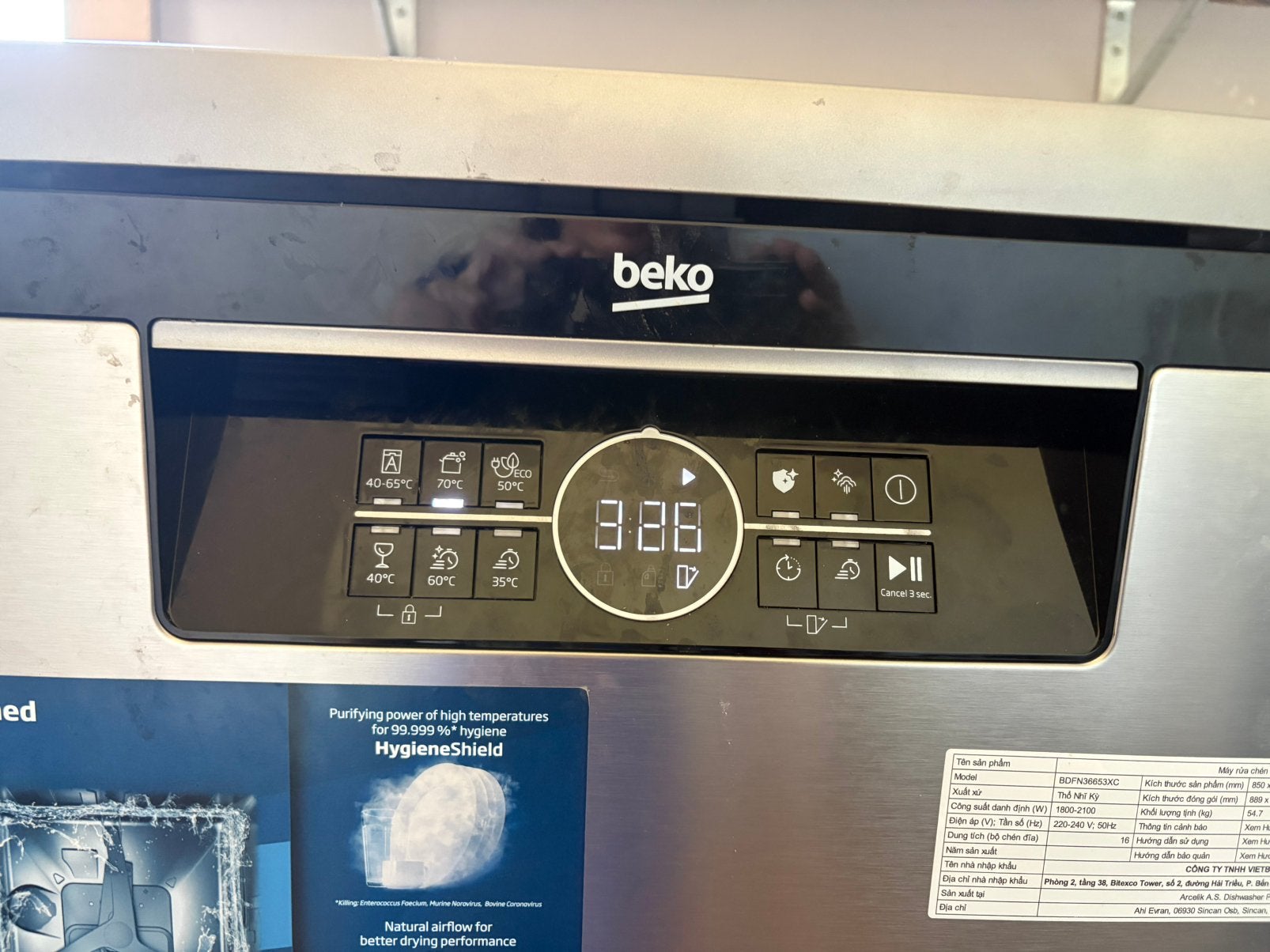 Beko BDFN36653XC CornerIntense – Vrijstaande vaatwasser, Elektronische apparatuur, Ophalen, Zo goed als nieuw, Vrijstaand