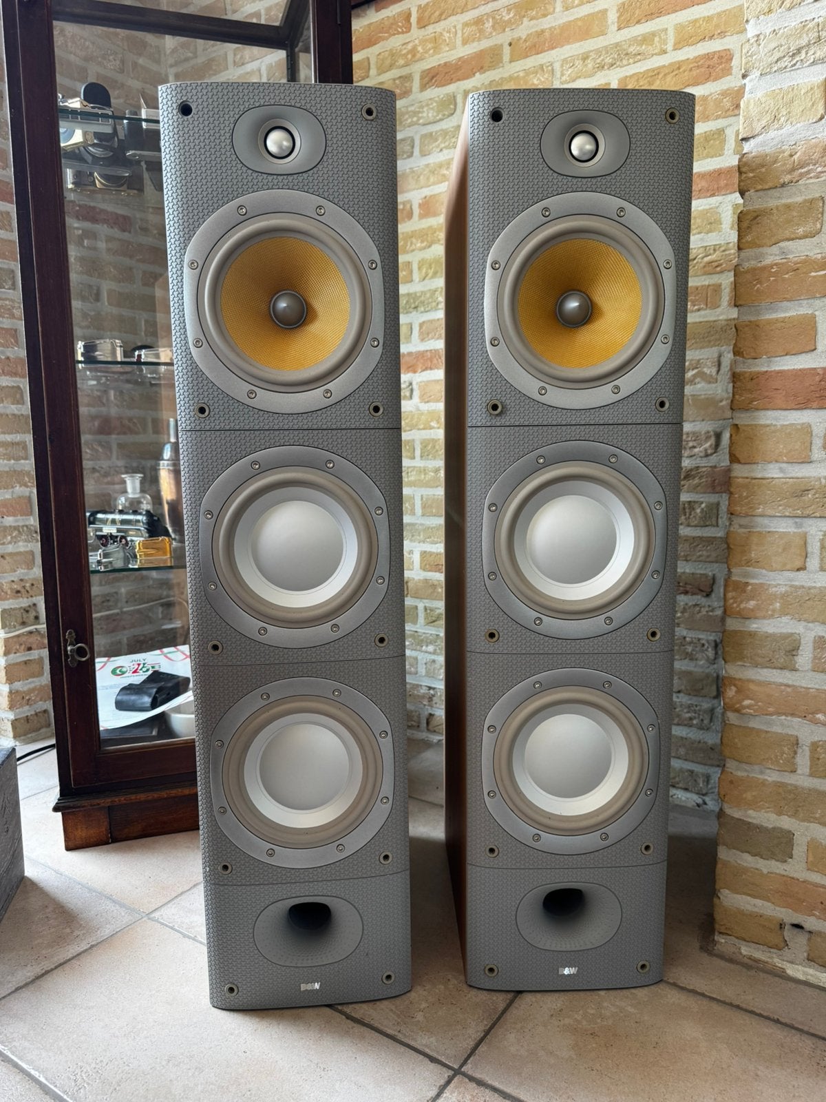 HP BW DM 604S3 état neuf moins de 200 h d’écoute, Audio, Tv en Foto, Luidsprekerboxen, Vloerstaande luidspreker, Zo goed als nieuw