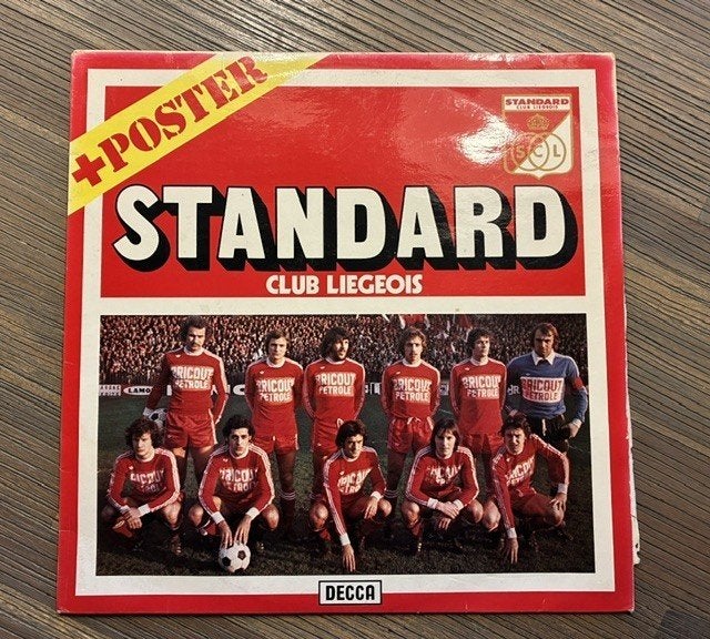 Standard De Liège Vinyl LP 1977, Verzamelen, Sportartikelen en Voetbal, Ophalen of Verzenden, Zo goed als nieuw, Overige typen