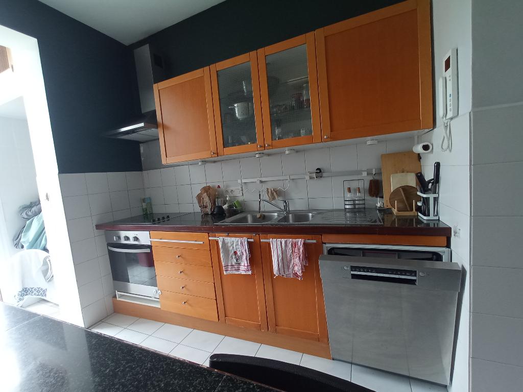 Volledige keuken, Huis en Inrichting, Keuken | Complete keukens, Ophalen, Gebruikt, Bruin, Graniet of Steen