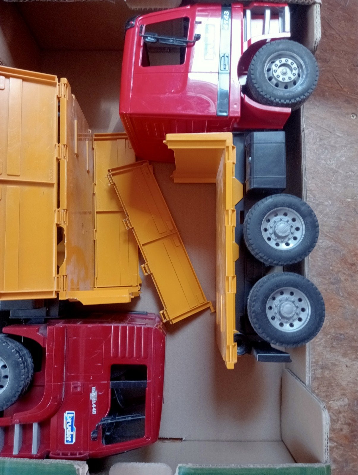 lot brocante, Enlèvement