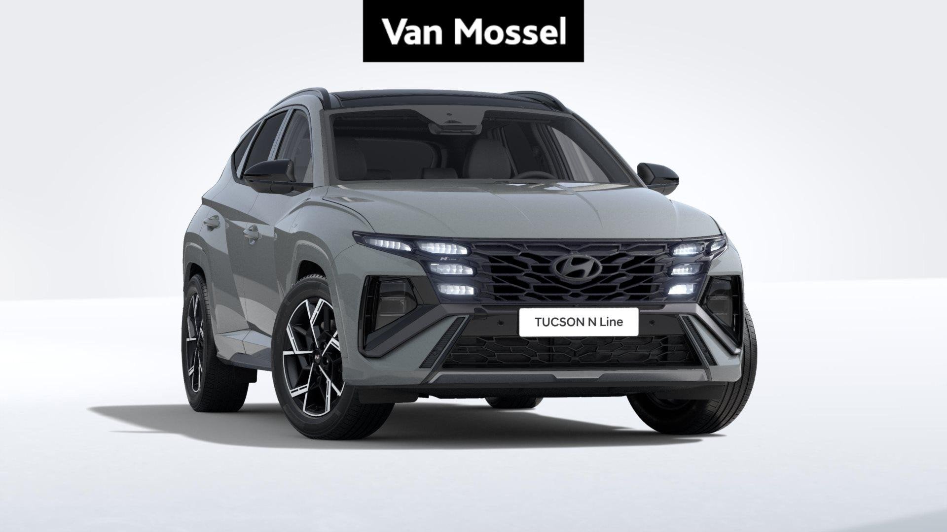 Hyundai Tucson 1.6 T-GDi Hybrid Feel Shadow N-Line, Auto's, Stof, 4 cilinders, 1600 cc, Automatische klimaatregeling