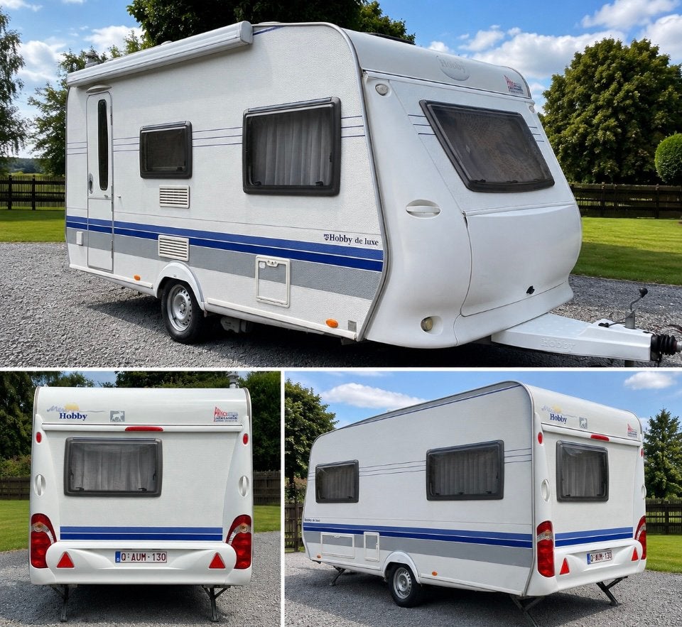Caravane hobby 440 deluxe, Caravanes & Camping, Hobby, Particulier, Lit fixe, Douche