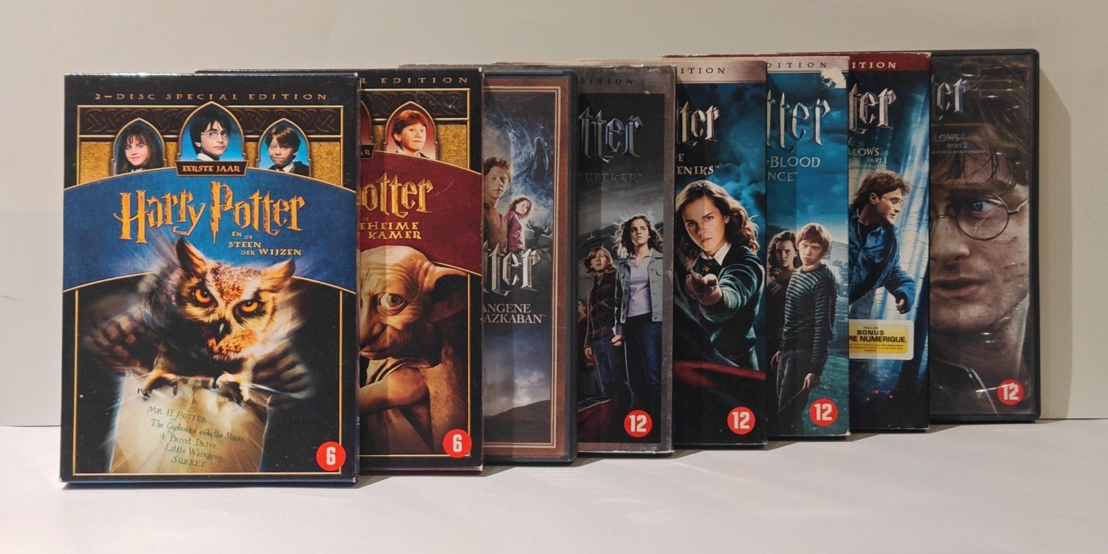 Complete Harry Potter DVD-collectie 8 films 6x Special Editi, Ophalen of Verzenden, Bonusmateriaal