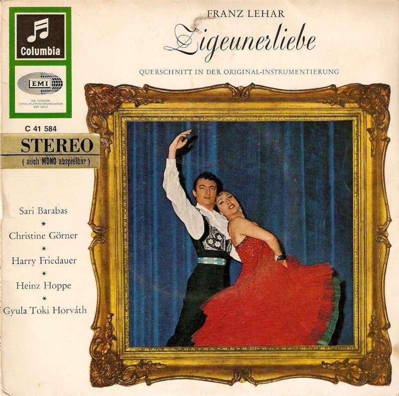 EP Franz Lehar - Zigeuner liebe - Querschnitt, Opera of Operette, 7 inch, Ophalen of Verzenden, Zo goed als nieuw