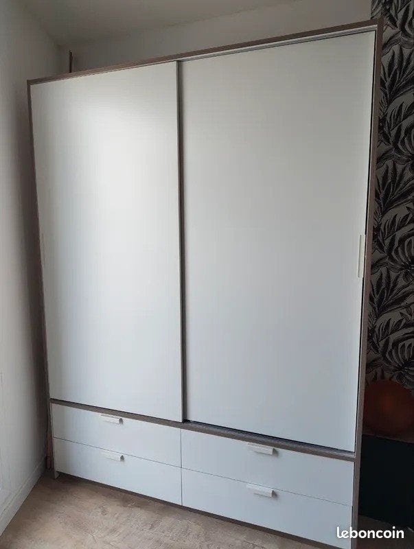Grote kledingkast, Huis en Inrichting, Kasten | Kleerkasten, Ophalen, 200 cm of meer, 150 tot 200 cm, Grenenhout