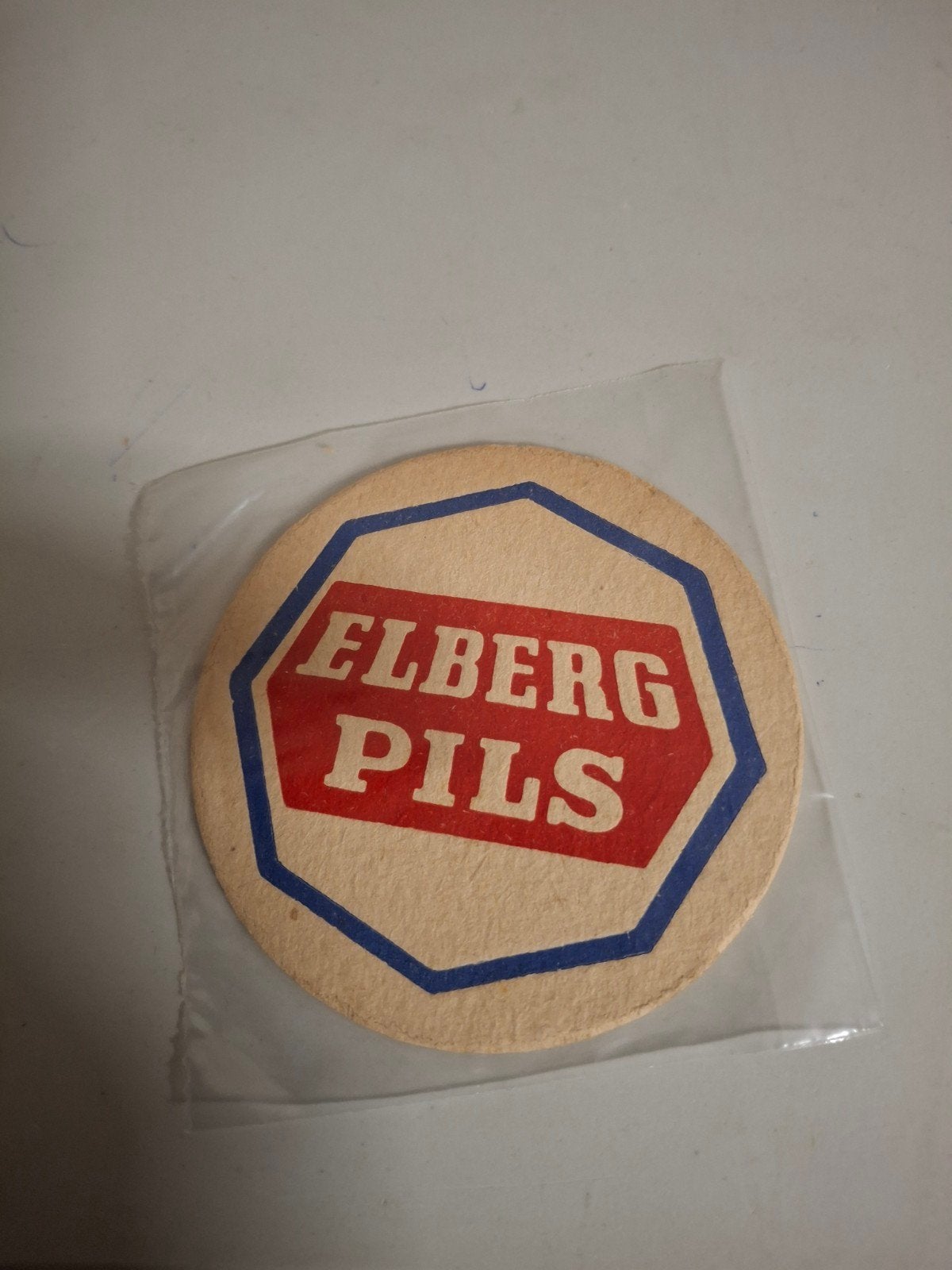 oud bierviltje elberg pils koekelberg, Verzamelen, Biermerken, Ophalen of Verzenden
