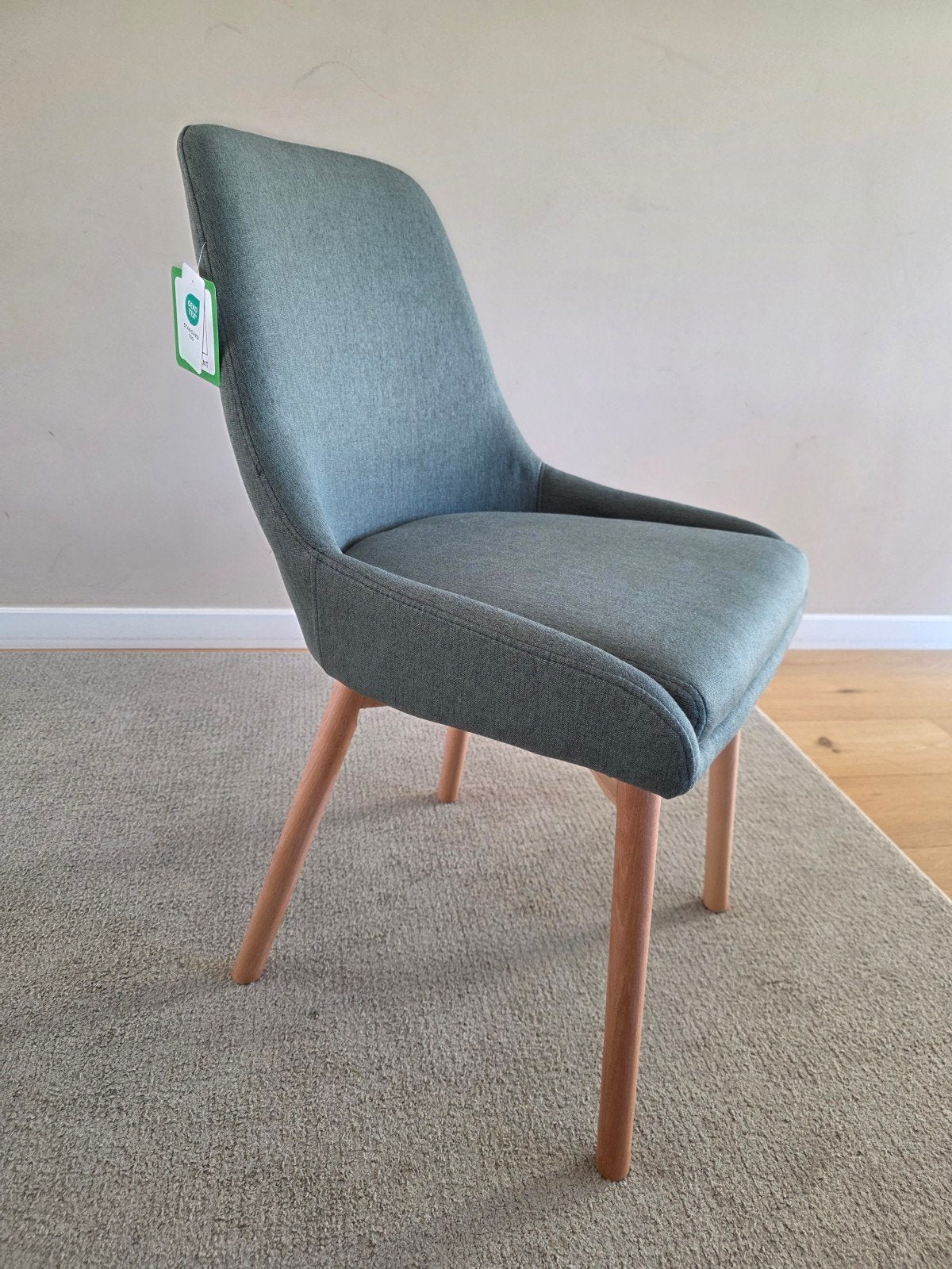 Set van 6 MELFORT-stoelen Donkergroene stof BELIANI, Ophalen