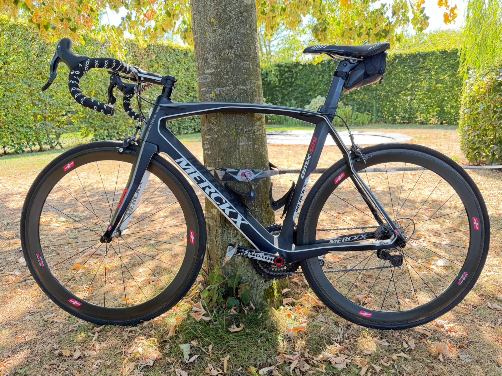 Eddy Merkcx 525 topsport Vlaanderen config, Gebruikt, Carbon, 53 tot 57 cm, Ophalen
