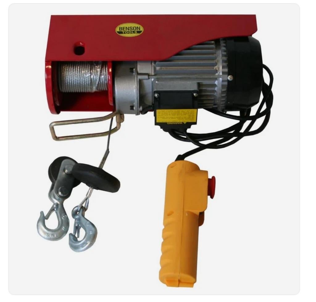 Équipement de levage 250-500 kg, câble de 12 mètres, 780W, Enlèvement ou Envoi