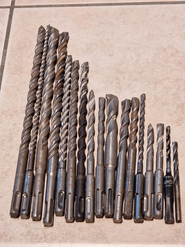 Lot de foret, Bricolage & Construction, Enlèvement ou Envoi, Utilisé, Foreuse et Perceuse