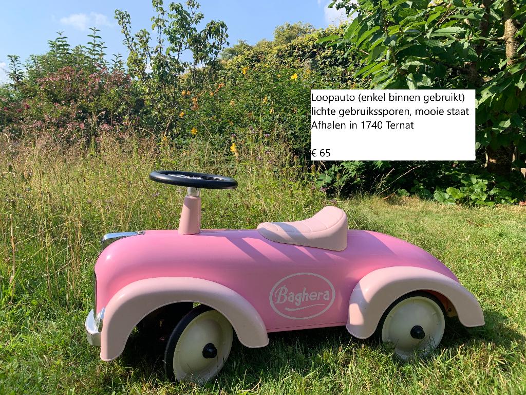 Voiture de marche rose - Speedster Baghera, Enfants & Bébés, Enlèvement, Utilisé, Véhicule de marche