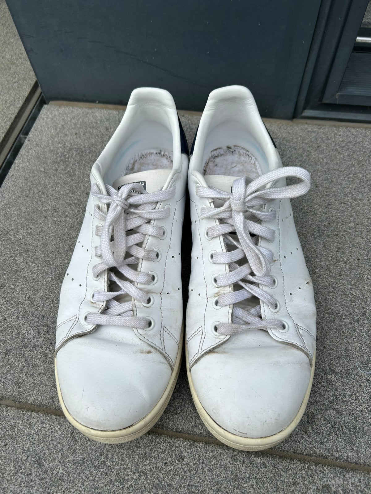 Witte adidas stan smith mt 45 1/3, Kleding | Heren, Schoenen, Wit, Ophalen of Verzenden, Sneakers, Gedragen