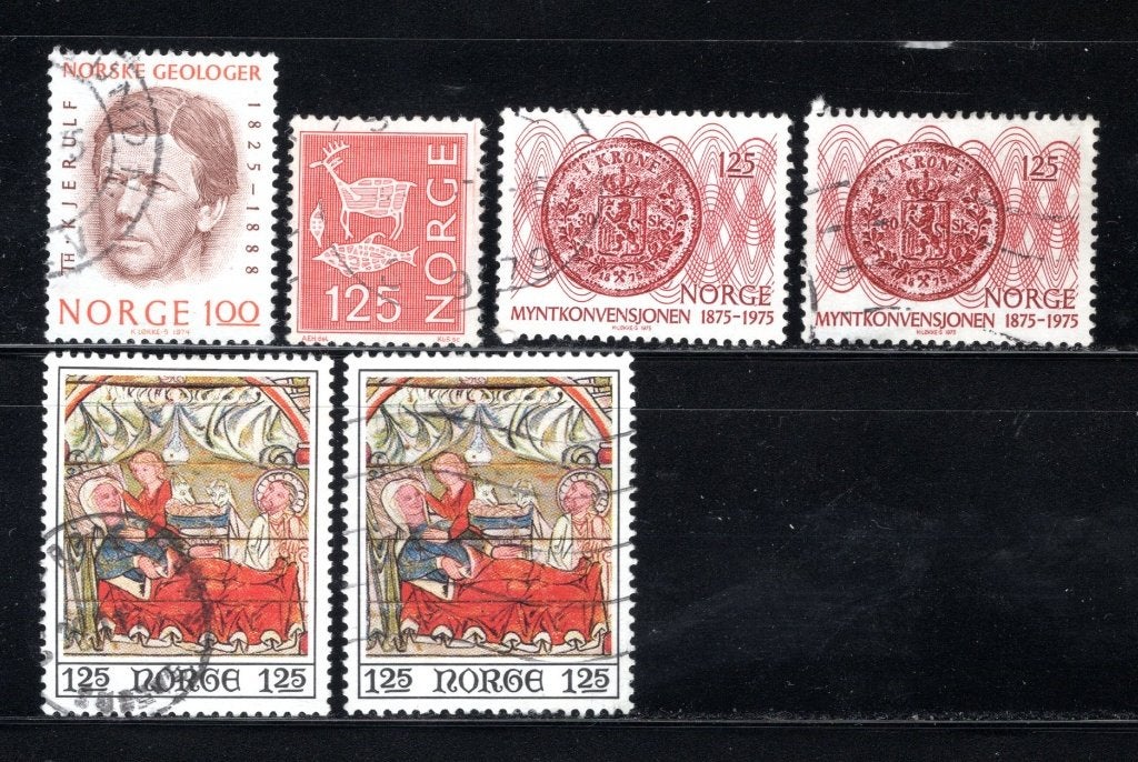 NORVÈGE Lot 1975 timbré, Timbres & Monnaies, Timbres | Europe | Scandinavie, Envoi, Norvège, Affranchi