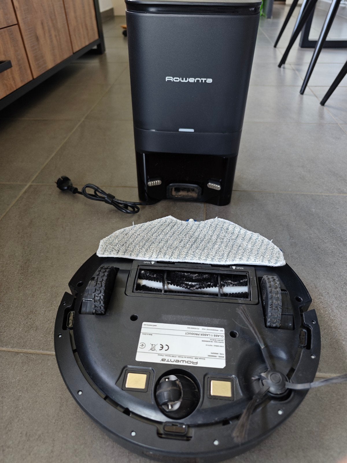 Rowenta robotstofzuiger, Robotstofzuiger, Dweilfunctie, Ophalen, Stofzak