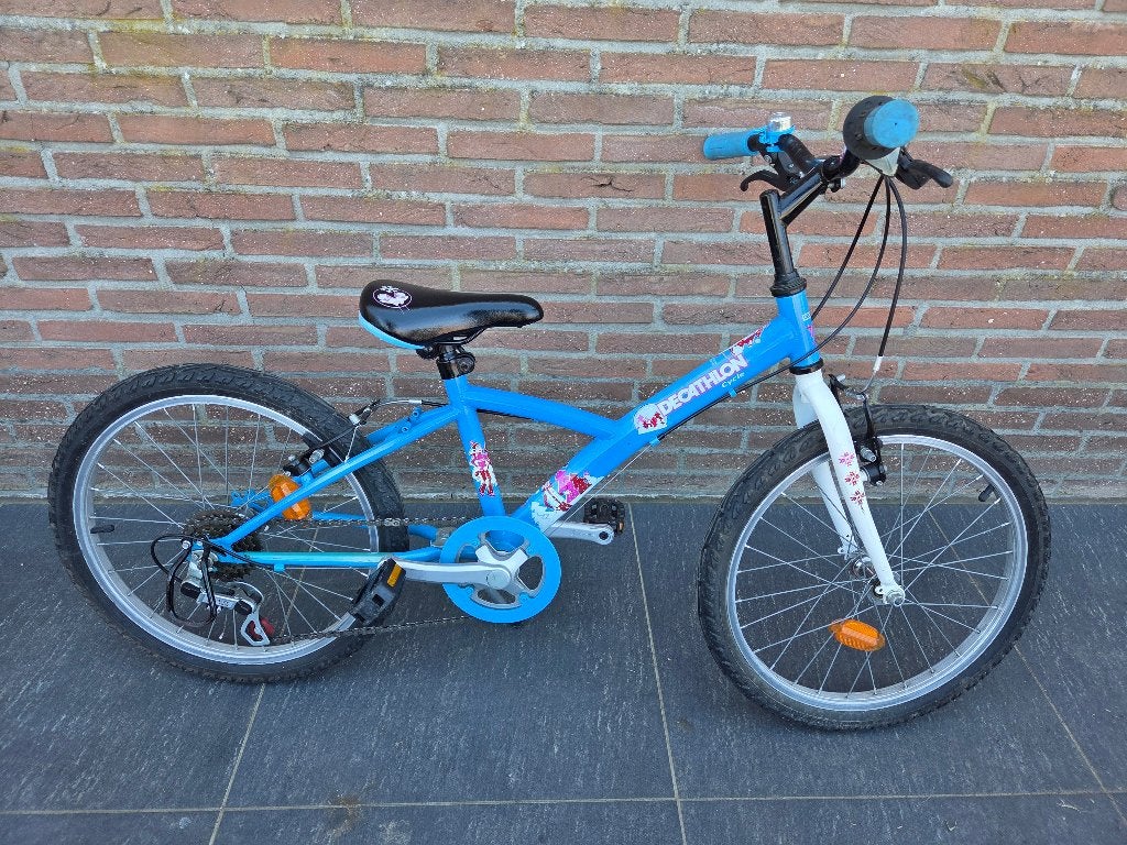 Jongensfietsje 20 inch, Ophalen, Velgrem, Zo goed als nieuw, Decathlon
