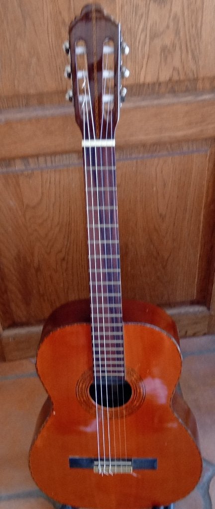 Klassieke gitaar ( Korea ) met koffer, Muziek en Instrumenten, Snaarinstrumenten | Gitaren | Akoestisch, Ophalen, Met koffer