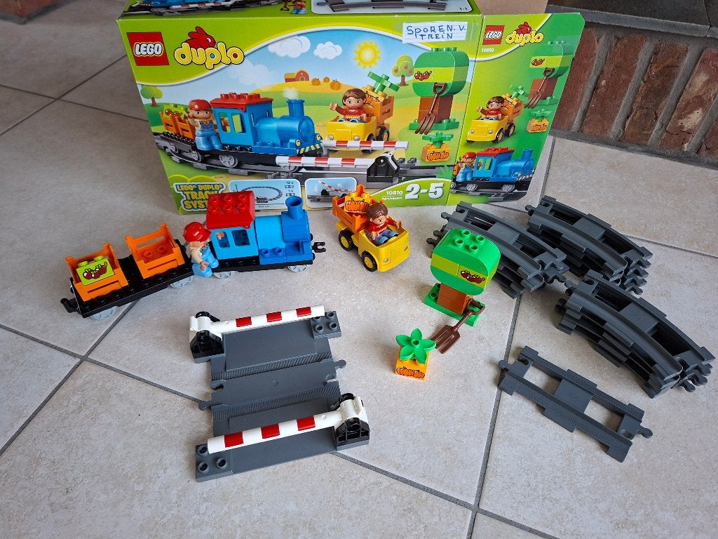 Duplo trein set 10810 met doos en handleiding, Ophalen of Verzenden, Zo goed als nieuw, Compleet, Duplo