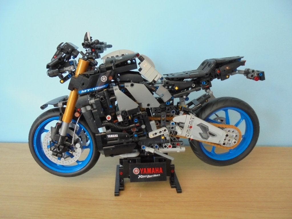 Lego verzamelstuk Motor Yamaha Vintage Mancave, Ophalen of Verzenden, Gebruikt, Overige typen