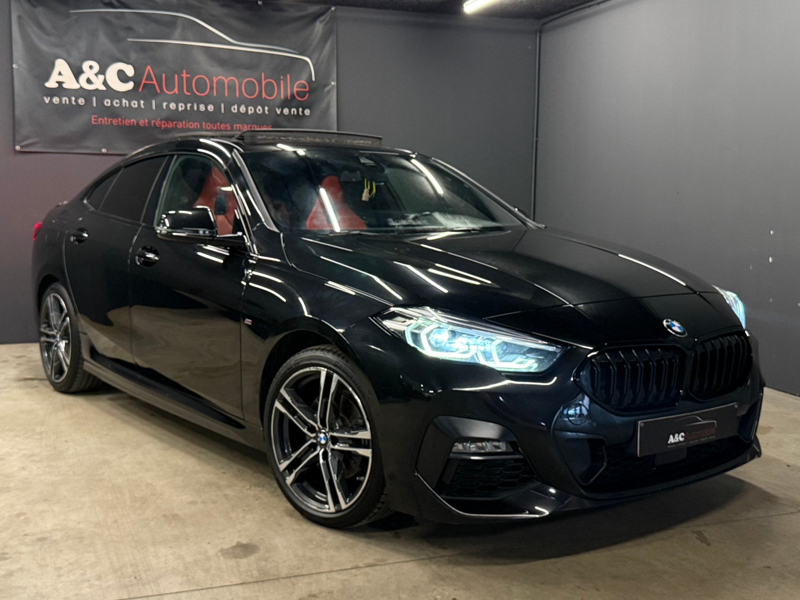 Bmw 216d Pack M 2022 Auto - Pano - Cuir, Autos, Cuir, Entreprise, Diesel, Automatique