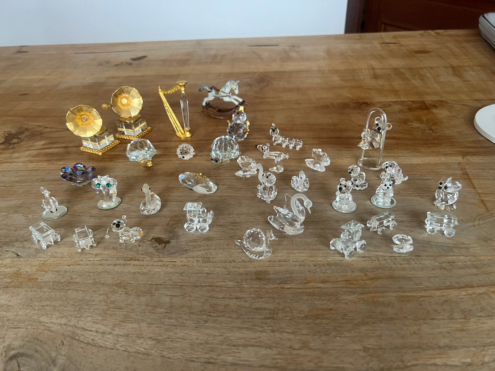 Grote verzameling miniatuur kristal (Swarovski stijl), Ophalen